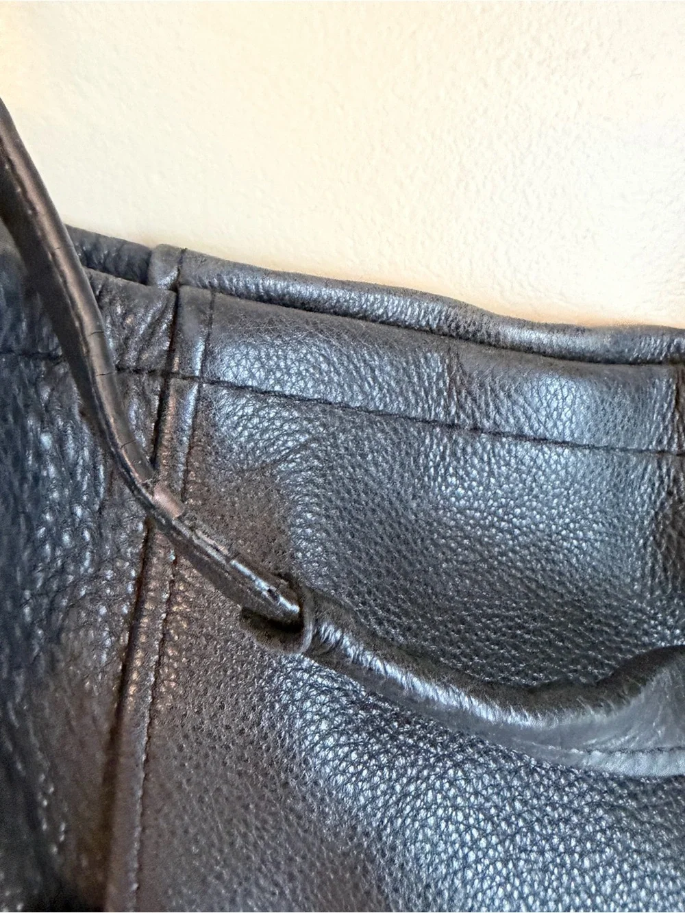 COACH CHICAGO GALLERY HOBO HANDBAG SHOULDER BAG 33436 Black Pebbled Leather